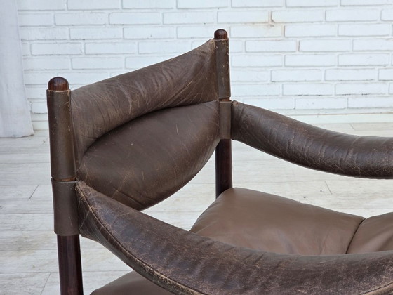 Anni '70, design danese di Kristian Vedel, Poltrone modello "Modus". – Legno (photo 16 of 17)