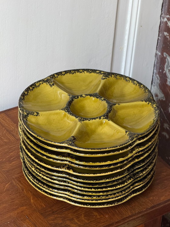 Set of 12 Gien Oyster Plates – Crockery, Ceramic (photo 5 of 20)
