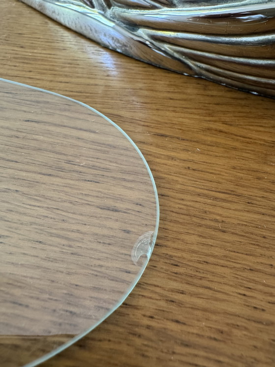 Image 1 of Gänseleberplatte zoomorph versilbertes Metall