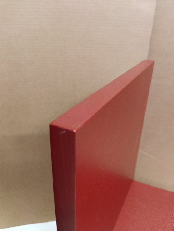 Image 1 of Sedia ALIVAR MVSEVM 514 ZIG ZAG (NUOVA, MAI USATA) Rosso Bordeaux o Nero