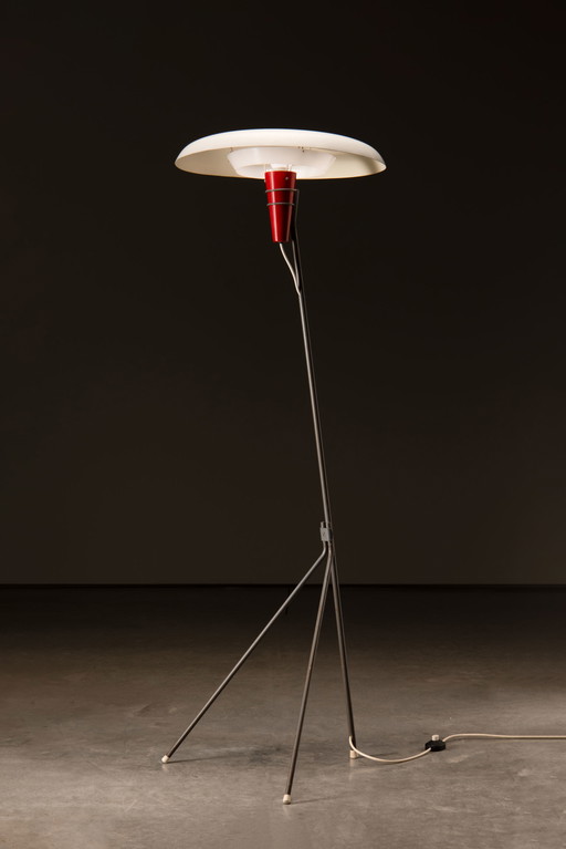 Lampada da terra Louis Kalff 'NX38' per Philips - anni '50