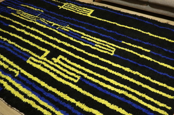 Image 1 of Berber carpet wool rug floor rug new 220 x 290 cm color rug carpet Berber runner large interior unique high pile original