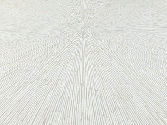 Image 1 of Mesa de centro de mosaico con pie de tulipán