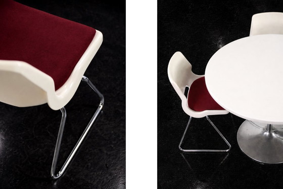Image 1 of Mid-Century Modern Scandinavian Chairs by Svante Schöblom for Overman, 1970s, Set of 5