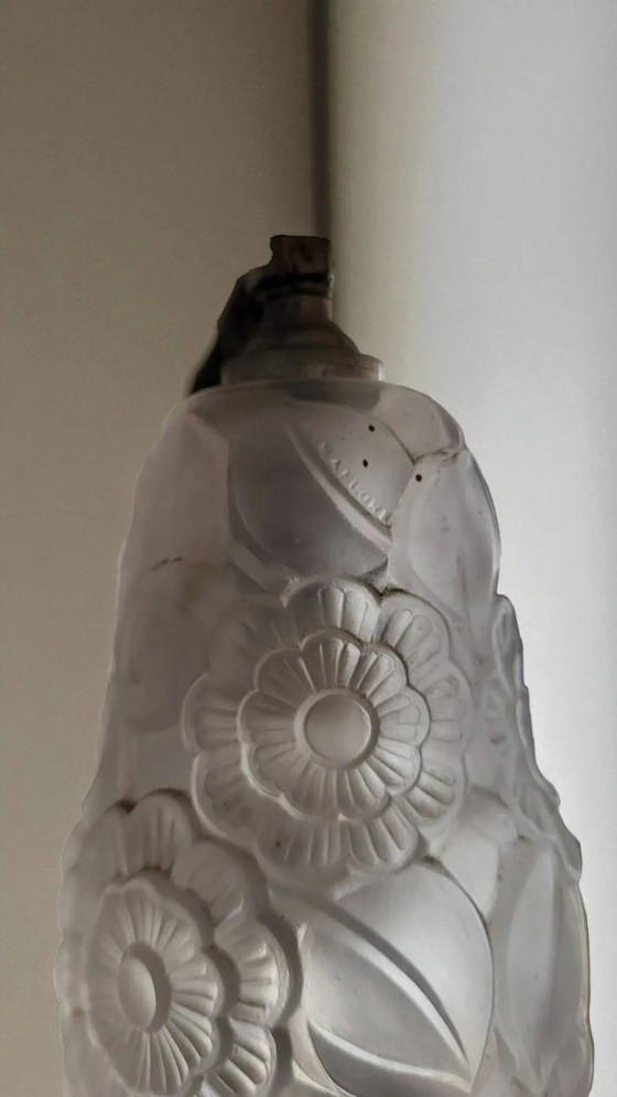 Art Deco Kronleuchter von Muller Frères Lunéville, 1930 – Crystal, Glass (photo 17 of 18)