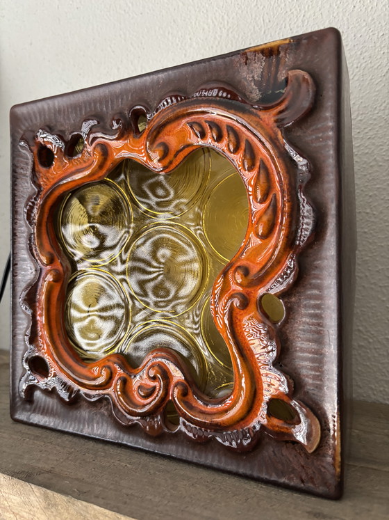 Image 1 of Rara lampada da parete vintage Pan Leuchten Fat Lava, anni '60