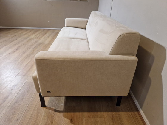 Image 1 of Rolf Benz 310 - 4 Seater Sofa + Hocker - Cream - Showroom Condition