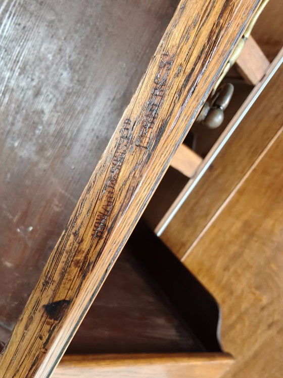 Image 1 of Antieke Howard & Son’s Berners Street Linnenkast – Licht Eiken, ca. 1880–1900