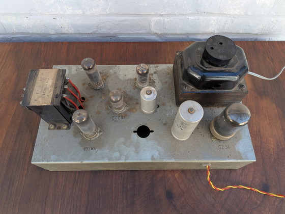 Image 1 of Exquisite 1940s Art Deco Burr Walnut Cabinet – Versatile Drinks/Media Unit
