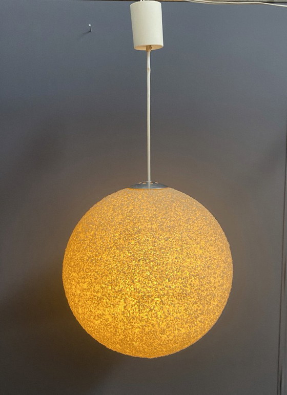 Image 1 of Lampada a sfera Suger in giallo di John e Sylvia Reid per Rotaflex 1960