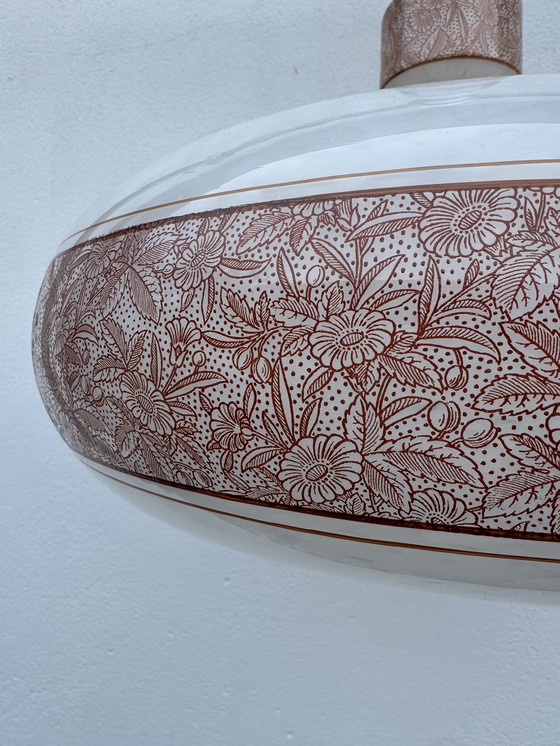 Image 1 of Lampadario in vetro Art Déco dalla Cecoslovacchia