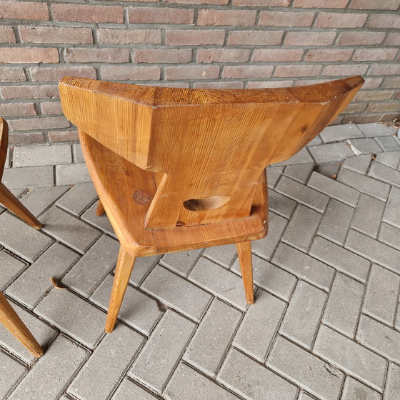 Image 1 of Jacob Kielland Brandt set of 3 x chair scandinavian 3 vintage chairs