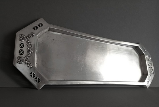Image 1 of Argentor secessionist/jugendstil silver-plated tray cca 1905 Vienna