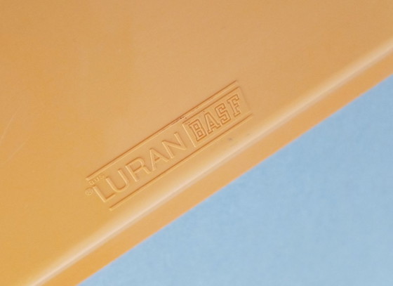 Image 1 of Hans Theo Baumann bauhaus Luftansa 1. Klasse orange Service Tablett 1967 RRR