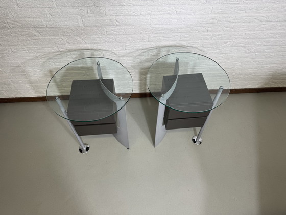 Image 1 of 2x Casprini Klee bijzettafel van Kuin & Kuin uit de jaren 90.