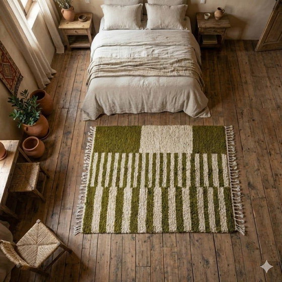 Alfombra Tradicional Hecha a Mano de Pura Lana 150/250 cm – Alessi, Wool (photo 5 of 5)
