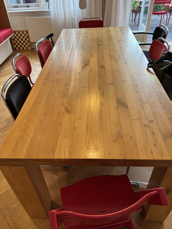 Image 1 of Beautiful Oak Dining Table