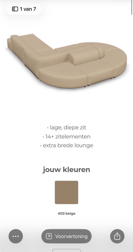 Image 1 of Modular sofa from 4x6 SOFA Amsterdam as good as new