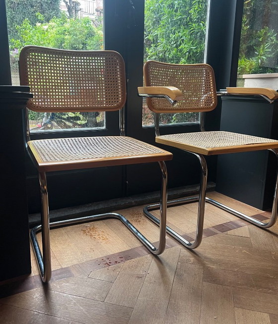 Image 1 of Vintage Cesca/Breuer Esszimmerstühle 6x