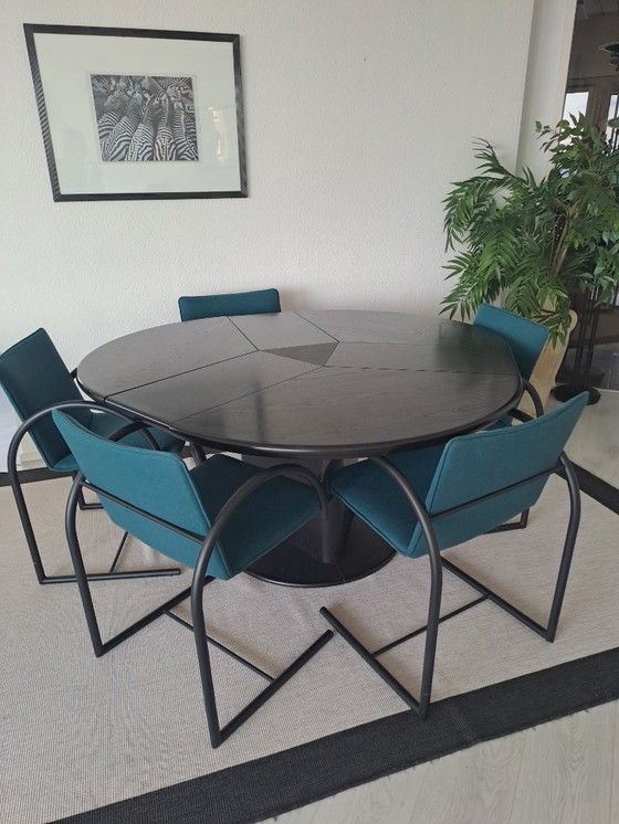 Image 1 of 5 st. circel eetkamerstoelen