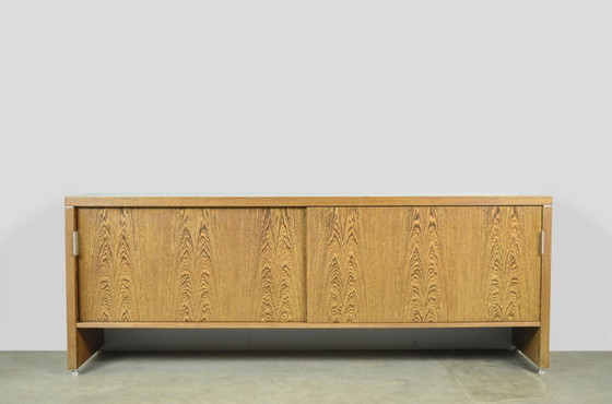 Image 1 of Credenza moderna di design olandese con finitura impiallacciata in wengé, anni '80