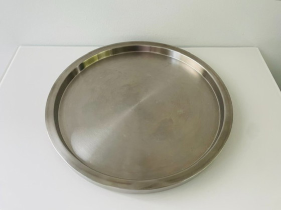 Image 1 of Bandeja/plato de servir de diseño de acero inoxidable