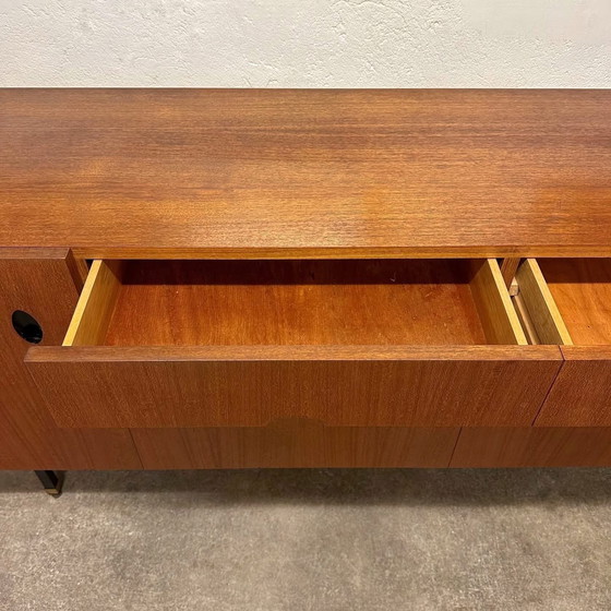 Image 1 of Aparador de teca de Paul Geoffroy, 1950