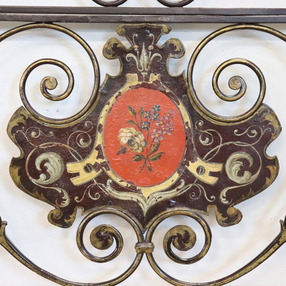 Image 1 of Coppia di testiere antiche in ferro battuto, Italia, inizio XIX secolo