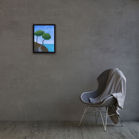 Image 1 of Olieverf op doek, 42x30 cm.