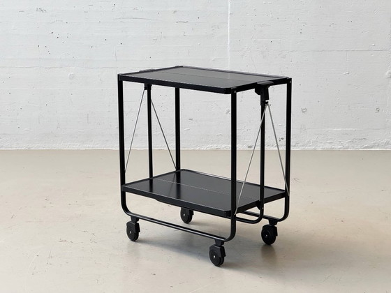 Vintage Leifheit Side-Car Serving Trolley – Magazine rack, Metal (photo 16 of 18)