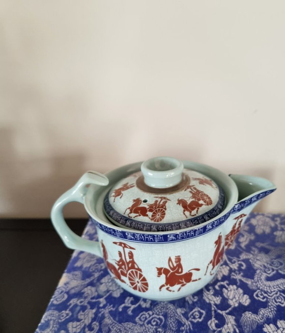 Set Vintage pour la Cérémonie du Thé Chinoise – Chinoiserie, Vaisselle, Porcelain (photo 6 of 11)