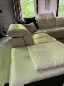 SOFÁ ESQUINERO DE CUERO NATUZZI
