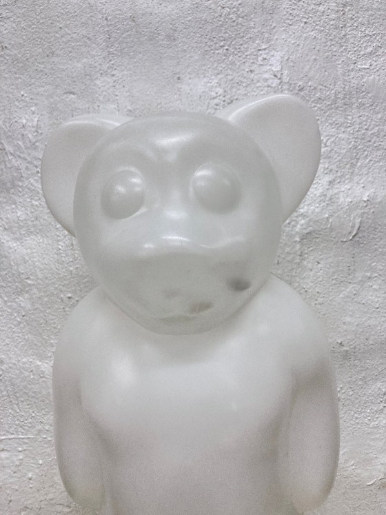 Image 1 of Lámpara de pie XXL Lumibär blanca de los años 90 de Flötotto