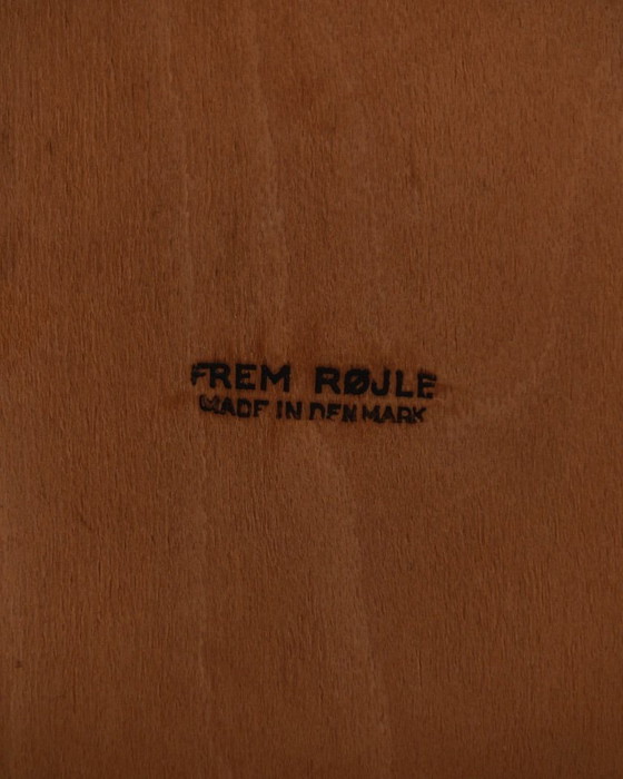 Image 1 of Set van 4 vintage Hans Olsen "Roundette" eetkamerstoelen voor Frem Røjle · Model 631 / 630 serie