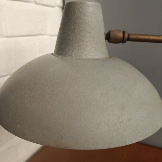Rare Mid-Century Modern Desk Lamp – Unknown Designer – 1950s/60s – Original Condition – Table lamps, Brass (photo 15 of 15)