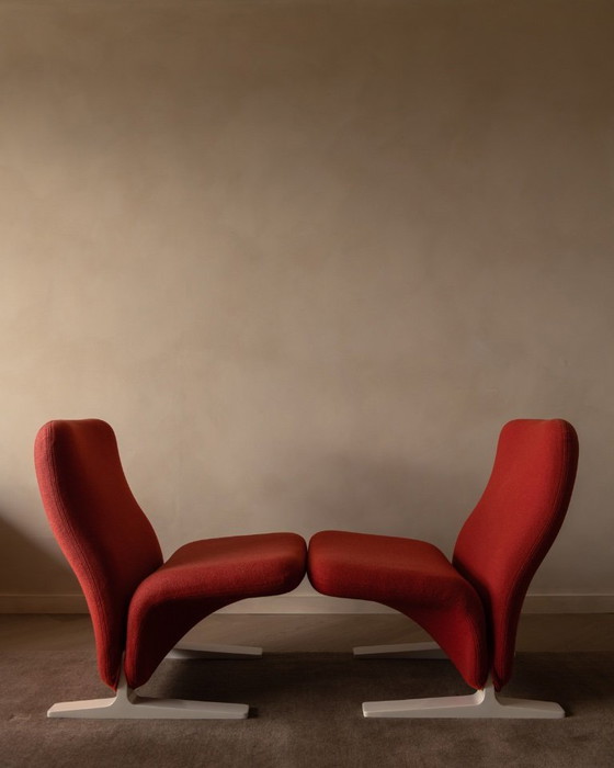 Image 1 of Set van 2 Pierre Paulin “Concorde” F780 loungestoelen voor Artifort – jaren 60