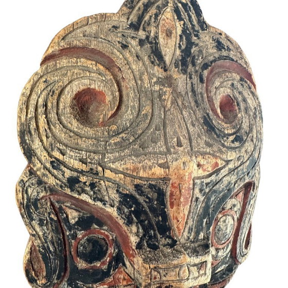 Image 1 of Carved Singa panel - Batak, North Sumatra, 1950s-70s