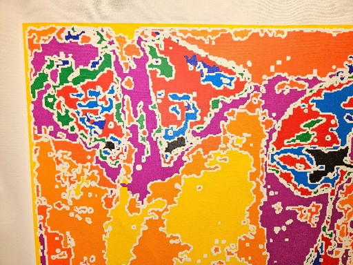 Zeefdruk op canvas Henk van der Vet 6van15