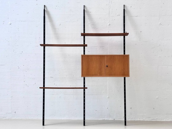 Image 1 of Étagère murale télescopique avec armoire suspendue, années 1960
