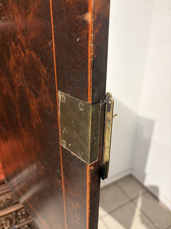 Antiek Zeldzaam Rariteitkabinet – Kasten, Metal, Wood (photo 8 of 11)