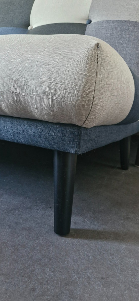 Patchwork Schlafsofa – Tomasucci, Stoff, Holz (photo 5 of 5)