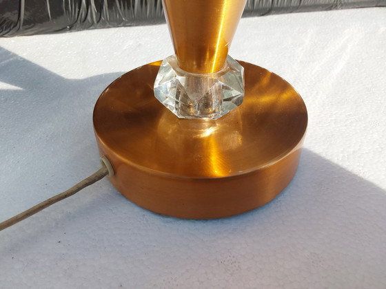 Image 1 of Chalice shape table lamp gold color spot lamp