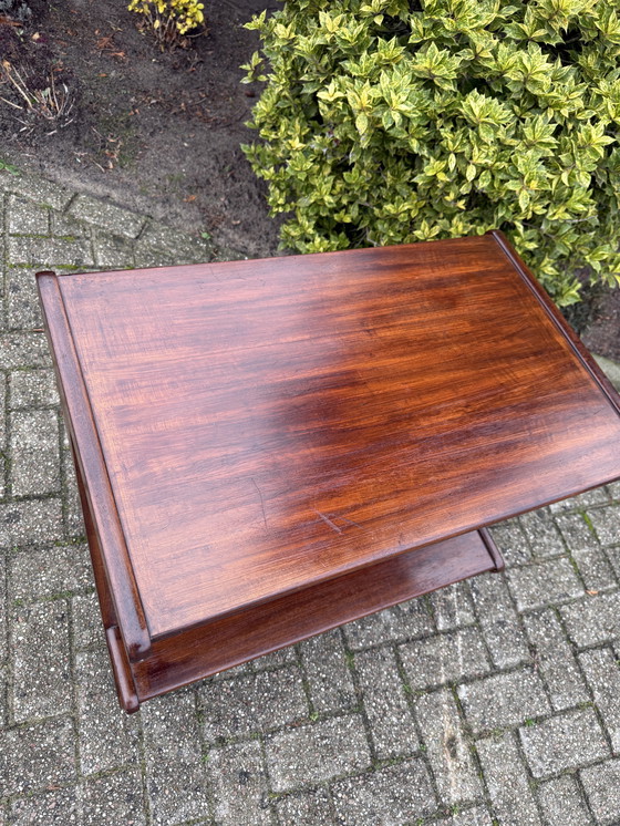 Image 1 of Table d'appoint en bois vintage milieu du siècle