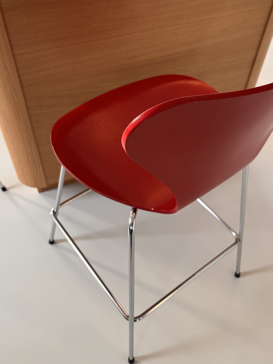 Image 1 of 4 sgabelli da bar Fritz Hansen Serie 7