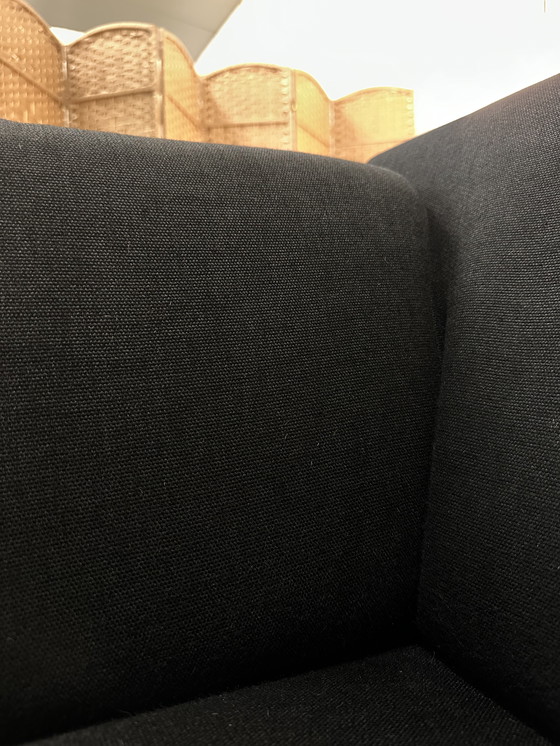 Image 1 of Rolf Benz Linea 3-Seater Sofa Black Fabric - Timeless Design
