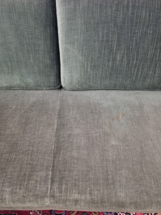 Image 1 of Bankstel in mid-century design uit de jaren 60/70 - Set van 3, groen