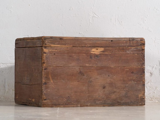 Petite caisse en bois antique (c.1920) #2 – Armoires de rangement, Rustic (photo 13 of 22)