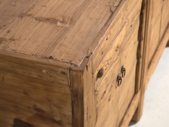 Antique Chinese sideboard with four doors (c.1900) #12 (photo 18 of 40)