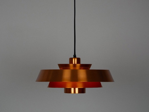 Lampada a sospensione vintage danese Nova di Jo Hammerborg, Fog og Morup, 1963