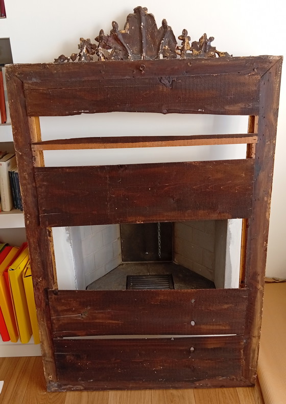 Image 1 of Louis XVI mirror frame in gold leaf